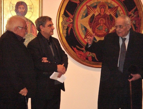 Roma 2010- Constantin Udroiu, Dante Maffia, Emilio Colombo