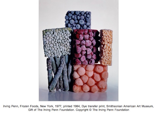 Irving Penn, Frozen Foods, New York, 1977, printed 1984, Dye transfer print