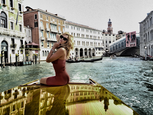 Valeria Marini a Venezia