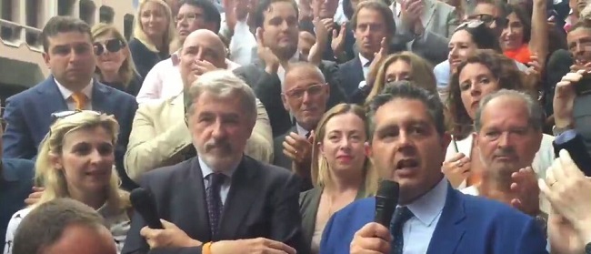 Marco Bucci nuovo sindaco di Genova a con Toti