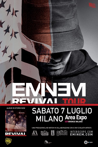 Eminem in concerto il 7 luglio 2018, Area-Expo - Experience Milano