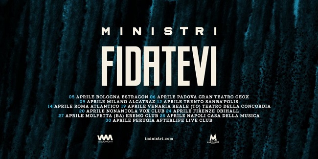 Ministri: da oggi il singolo "Fidatevi" estratto dall'omonimo album