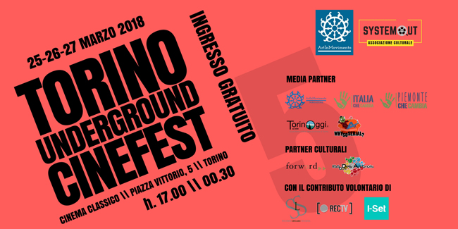 Torino Underground Cinefest dal 25 a 27 marzo la 5° edizione