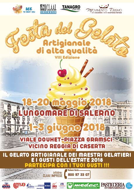festa del gelato artigianale 2018 Salerno Caserta