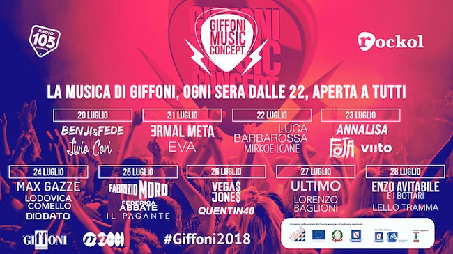 Giffoni Film Festival 2018: spazio alla musica con Giffoni Music Concept