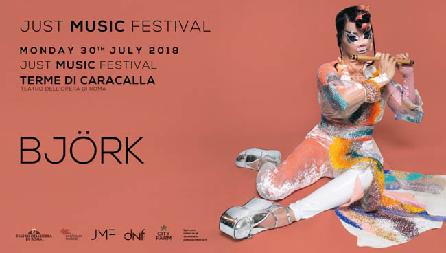 Björk nuova data concerto 30 luglio Roma