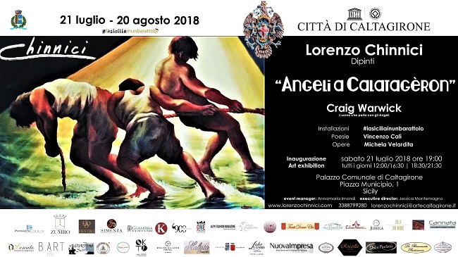 "Angeli a Calatagèron": personale di Lorenzo Chinnici a Caltagirone (CT)