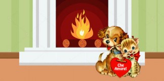 “Fido, Micio e il camino”, concorso fotografico su Facebook Fido, Micio e il camino