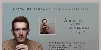 Giovanni Caccamo, a Roma la prima data dell’anteprima tour 2016
