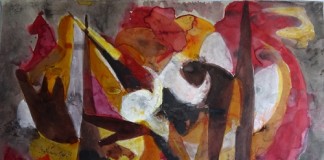 Milano, mostra personale del maestro scenografo alla Scala, Antonio Molinari opera di molinari foto city art Milano