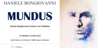 Lugano, prima tappa della mostra Mundus Mundus, Daniele Bongiovanni a Lugano