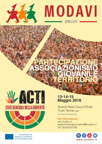Europe Day. Modavi lancia gli Stati Generali della Gioventù con il progetto “ACT”