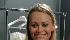 Le libellule Misis in un abito esclusivo dello stilista Antonio Riva libellule Misis corpetto da sposa Antonio Riva