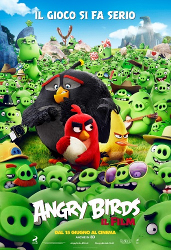 Angry Birds la locandina del film