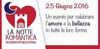 Notte Romantica 2016, nei Borghi più belli d’Italia notte romantica 2016