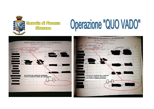 Siracusa operazione Quo Vado