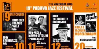 Padova Jazz Festival: 19° edizione dal 7 al 12 novembre 2016 padova-jazz-festival-2016