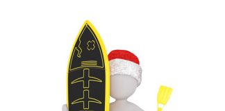 Se Babbo Natale pratica surf e i canguri sostituiscono le Renne che Natale è? babbo-natale-surf