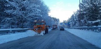 Maltempo Centro-Sud Italia: il punto della situazione, aggiornamento del 17 gennaio S.S.107-KM-65.000 neve