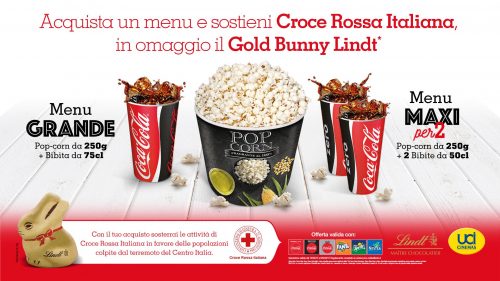 UCI Cinemas e Coca-Cola HBC Italia sostengono le attività di Croce Rossa Italiana