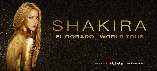 Shakira: le nuove date di "El Dorado World Tour" nel 2018