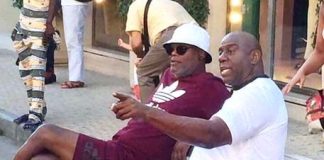 Samuel L. Jackson e Magic Johnson fotografati a Forte dei Marmi
