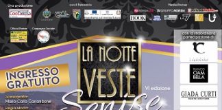 “La Notte Veste Senise” VI edizione il 22 agosto a Senise (PZ) La Notte veste Senise