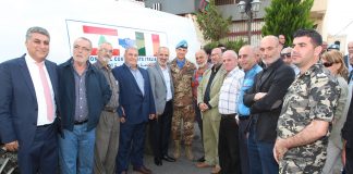 Contingente militare italiano in Libano, donata moto spazzatrice alle municipalità locali