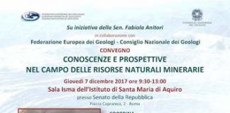 Convegno su conoscenze e prospettive nelle risorse naturali minerarie a Roma Focus su risorse naturali minerarie