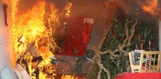 Arriva il Natale … raccomandazioni per albero e presepe incendio albero