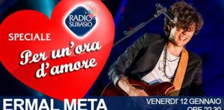 Ermal Meta si racconta il 12 gennaio su Radio Subasio Ermal Meta radio 12 gennaio 2018