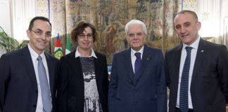 Incontro al Quirinale tra Mattarella e i vertici FS-ANAS Mattarella con vertici FS e ANAS