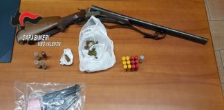 Trovato con pistola e fucile, arrestato a Vibo Valentia