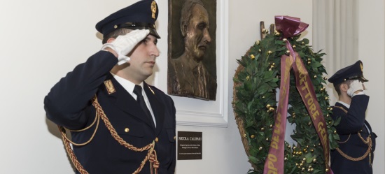 Roma, cerimonia in ricordo del poliziotto Nicola Calipari