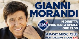 Gianni Morandi si racconta il 3 aprile a Radio Subasio
