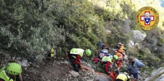 Escursionista francese cade in una scarpata a Baunei, soccorsa e trasportata con l’elicottero in ospedale
