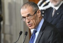 Cottarelli alla presentazione del libro “Si fa presto a dire impresa. La gabbia delle regole” a cura della Cna