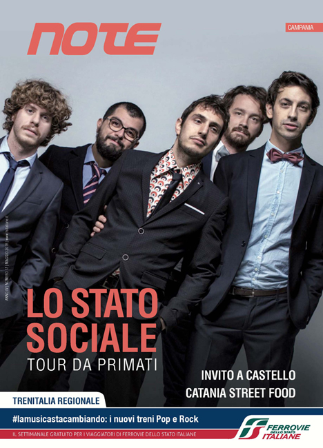 Lo Stato Sociale protagonista nel numero 17 di Note