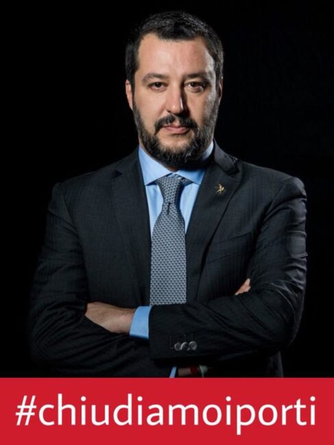 Matteo Salvini #chiudiamoiporti