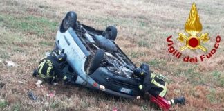 Campobasso: si ribalta con l’auto, donna finisce in ospedale