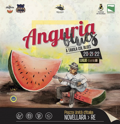 Anguria Blues dal 20 al 22 luglio 2018 a Novellara (RE): il programma