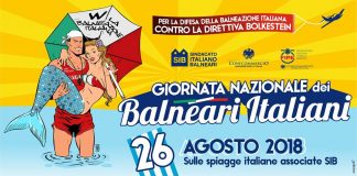 Domenica 26 agosto la giornata di mobilitazione nazionale degli stabilimenti balneari