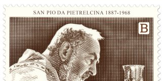 San Pio da Pietrelcina, un francobollo commemorativo francobollo San Pio da Pietralcina