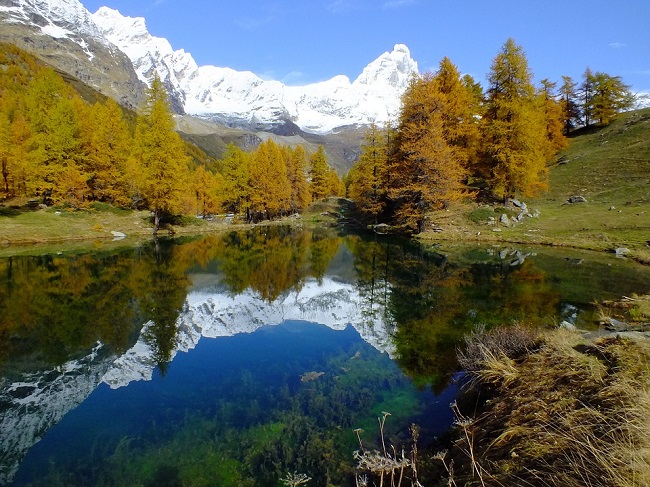 lago bleu Valle d'Aosta