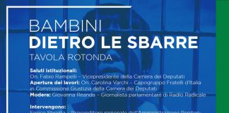 ‘Bambini dietro le sbarre’, convegno alla Camera con Rampelli