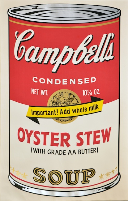 Campbell's Soup © The Andy-Warhol-Foundation for the Visual Arts Inc