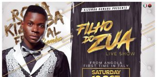 Filho do Zua in concerto per la prima volta in Italia Filho do Zua in concerto a Roma