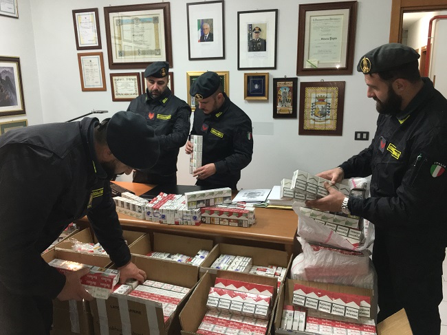 sequestro sigarette contrabbando
