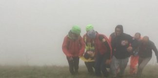 Parapendista ferita a Montefalcone: intervento di CNSAS con il 118 soccorso Montefalcone