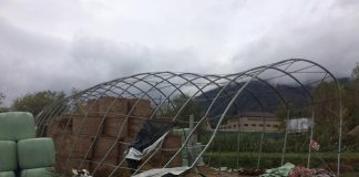 Emergenza maltempo, il punto della situazione da Confagricoltura tunnel distrutto Donazzolo